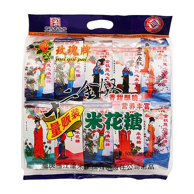Rose brand Shi er Jin Chai Jiangjin Mihuatang Chongqing specialty time-honored 500 グラム