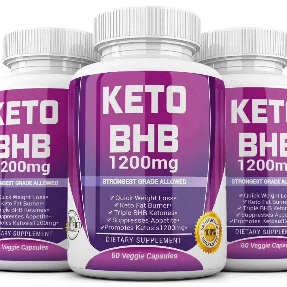 3 X KETO BHB 1200mg Weight Loss Diet Pills 3 bottle