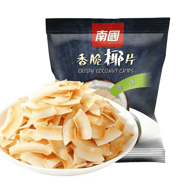 南国海南香脆椰子片椰子烘焙脆椰片水果干零食果干果脯 25 克*4 包