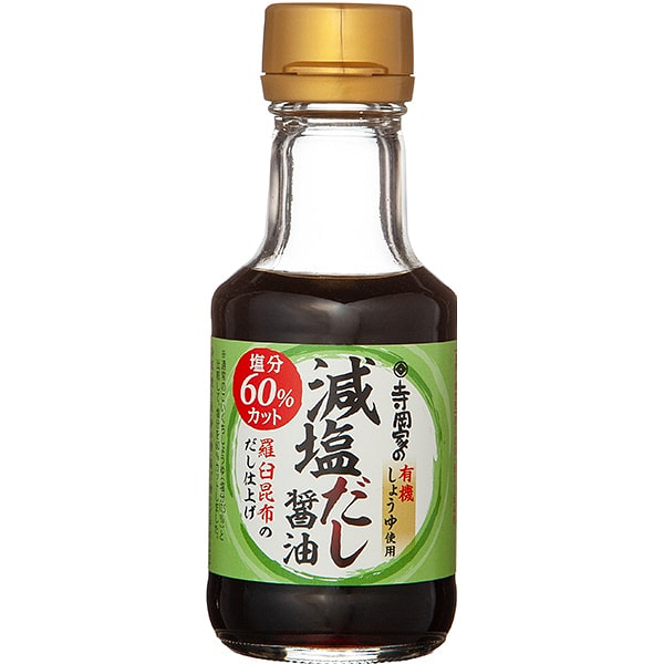 Teraokake Reduced-Salt Broth Soy Sauce 140ml 1 each
