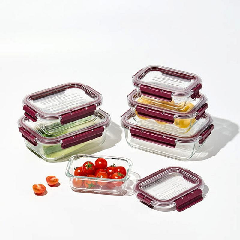 Silliman Glass Airtight Container Set 6P WGK5104S 6 count