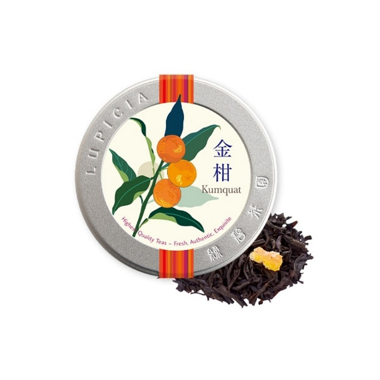 Lupicia Kumquat Tea in limited edition can 40g