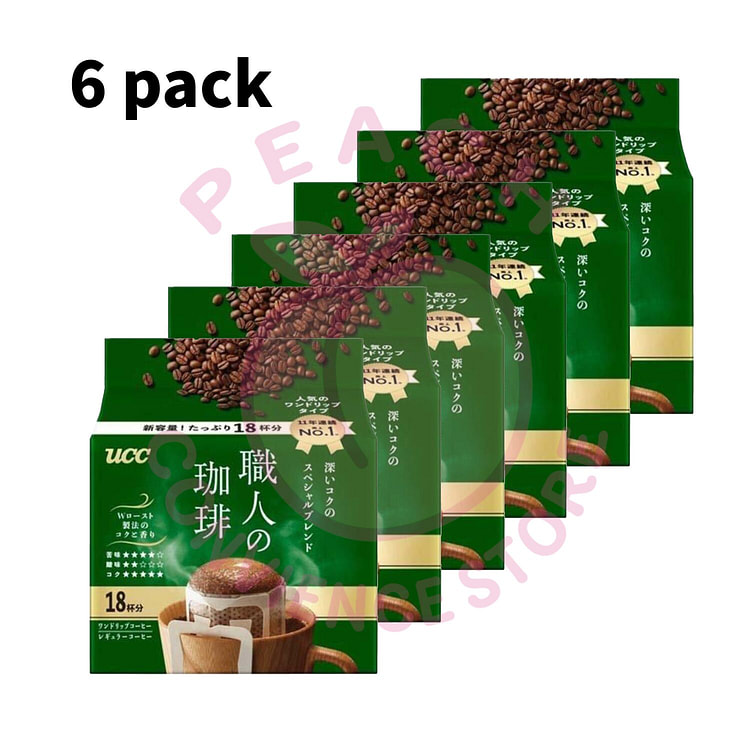 UCC Craftsman's One Drip Coffee (6 Pack)BB10/31/25