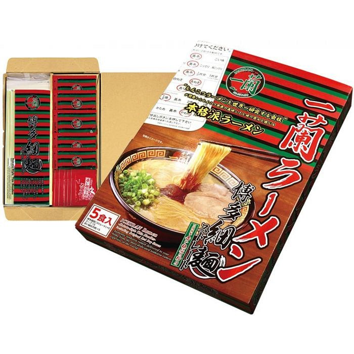 一兰拉面博多细面（5包）
