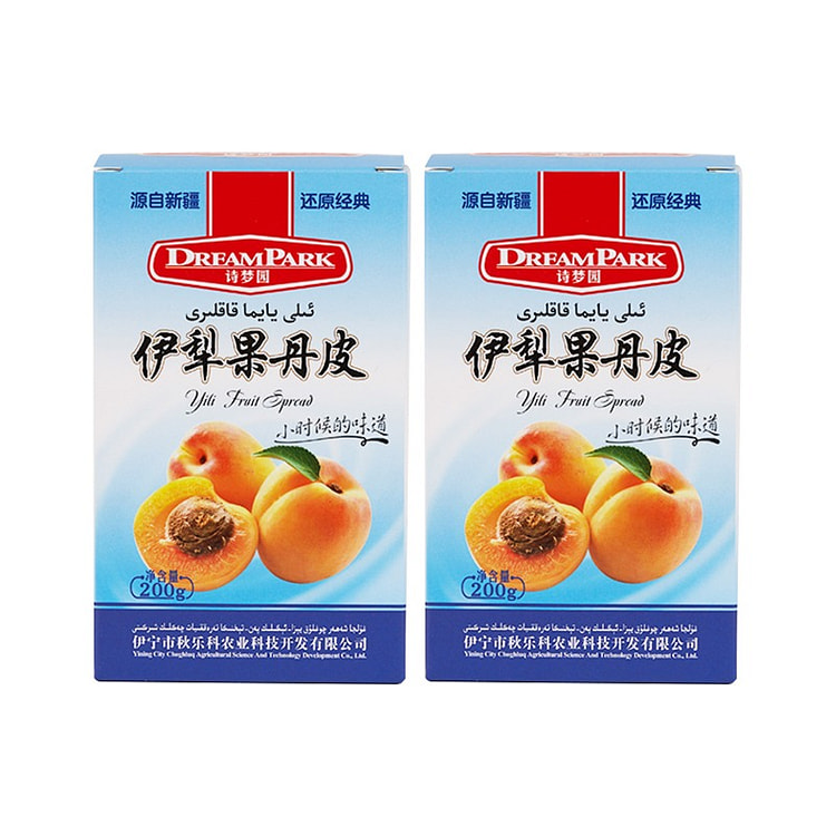 诗梦园伊犁果丹皮200克*2杏子味老式新疆特产