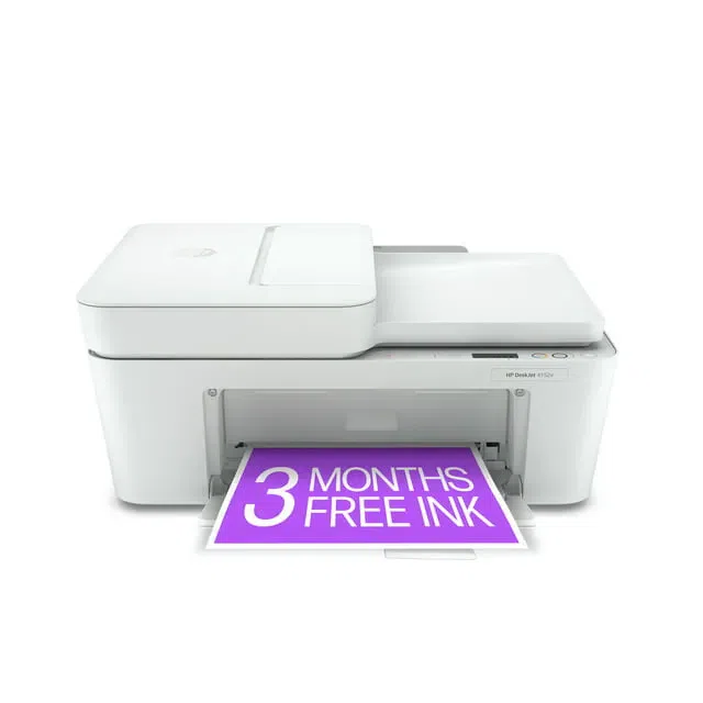 HP DeskJet 4152e All-in-One Color Inkjet Printer with 3 Months Instant Ink Included with HP+ 1 each