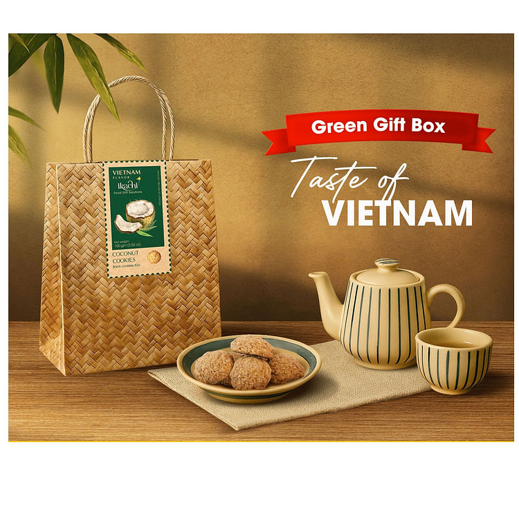 Túi Bánh Cookie Dừa Ikachi