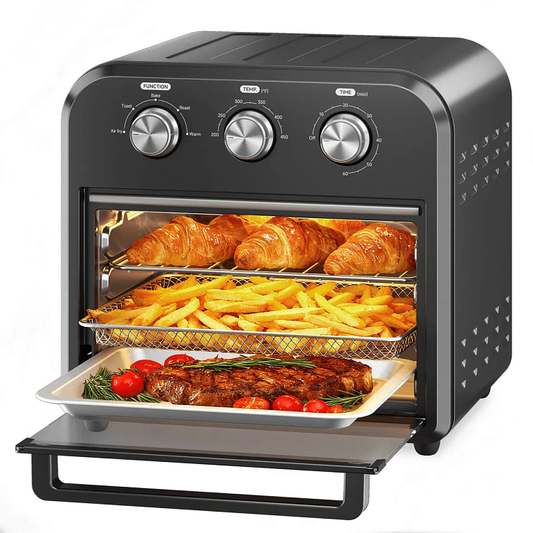 HOMSHADE AF008 5-in-1 Toaster Oven Air Fryer Combo 1 pack