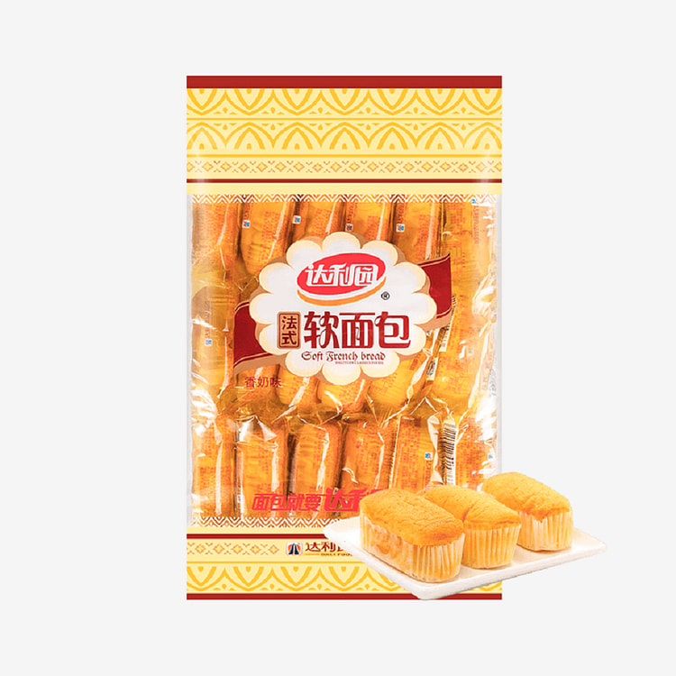 达利园 法式软面包 香奶味 18枚入360g