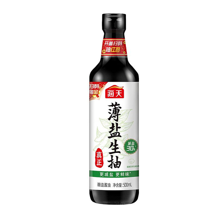 Haitian Reduced-Sodium Light Soy Sauce 500mL 500 ml