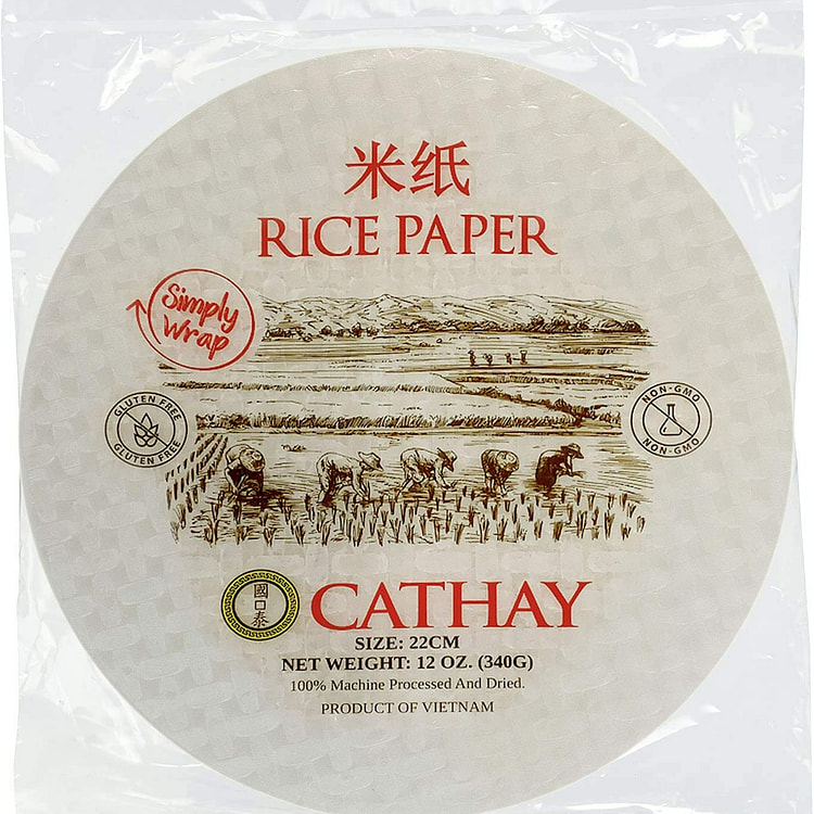 新鲜春卷米纸 30张 天然成分米纸 越南风味 包邮