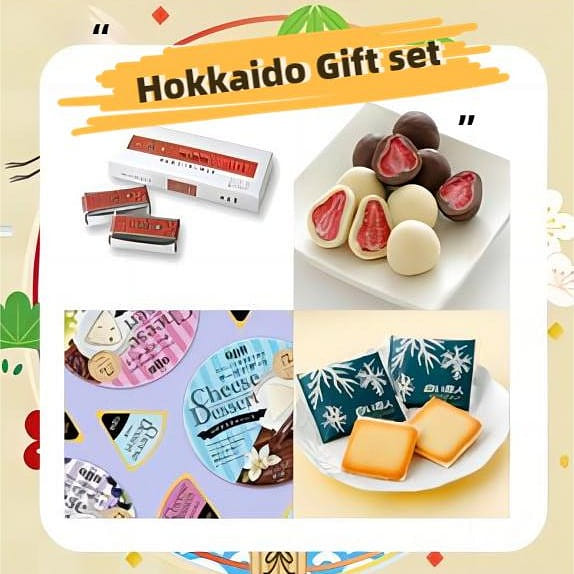 Hokkaido Bestsell Product Combination Set 4 items 1 each