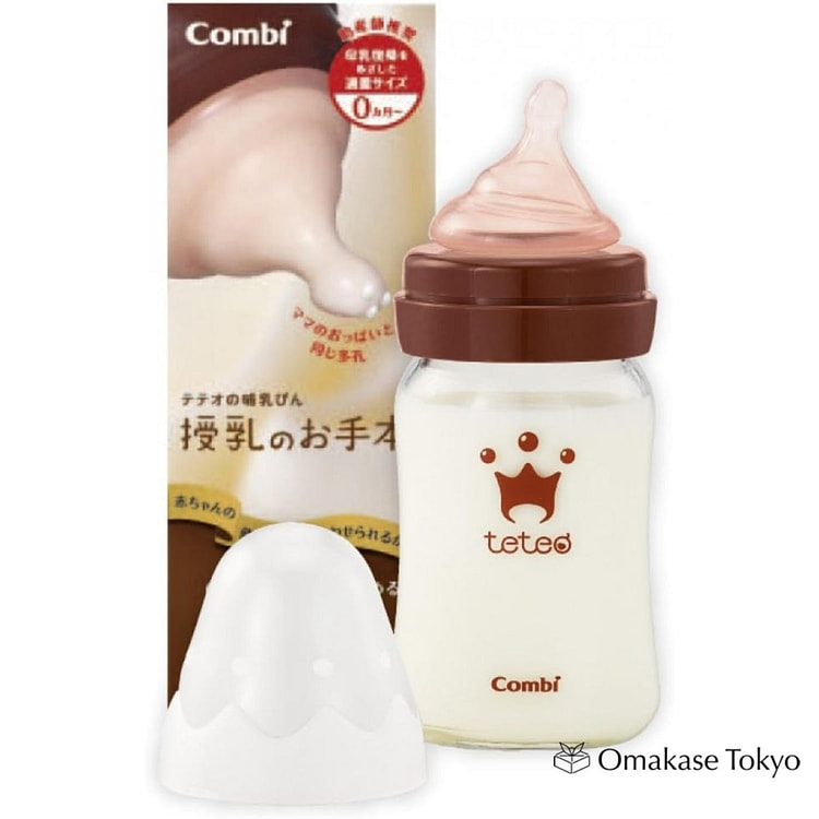 Combi Teteo 哺乳形玻璃奶瓶 160ml