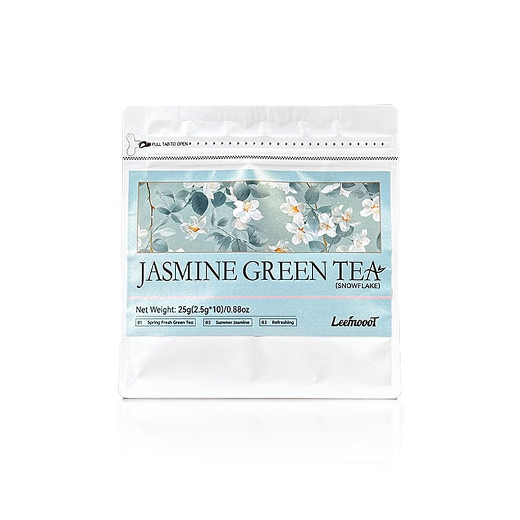 茉莉雪花茶 25g（2.5g*10）- 茉莉花与绿茶的精致融合