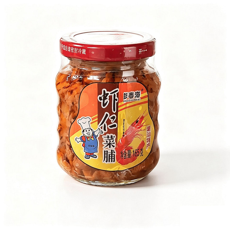 彭春海老牌子虾仁菜脯潮汕凉拌香脆萝卜干轻盐早餐下饭 165 克
