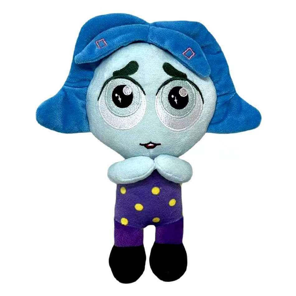 Brain Agent Team plush toy cartoon toy doll - "Blue Haired Purple Skirt Girl" 1 count