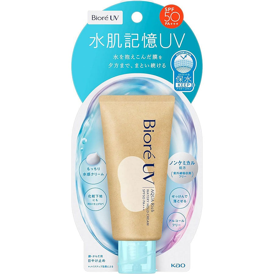 Biore UV Aquarich Watery Hold Cream SPF50+PA+++ 50 g