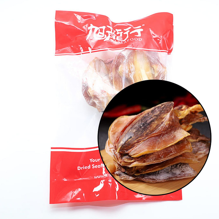 XLSEAFOOD Chile Dry whole Squid Size Jumbo 3 pcs pack