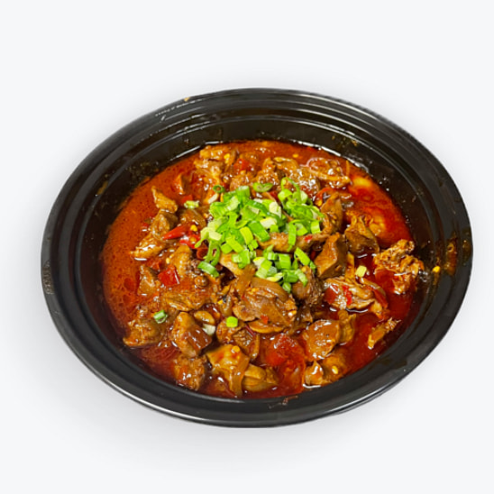 爆炒麻辣鸡胗
