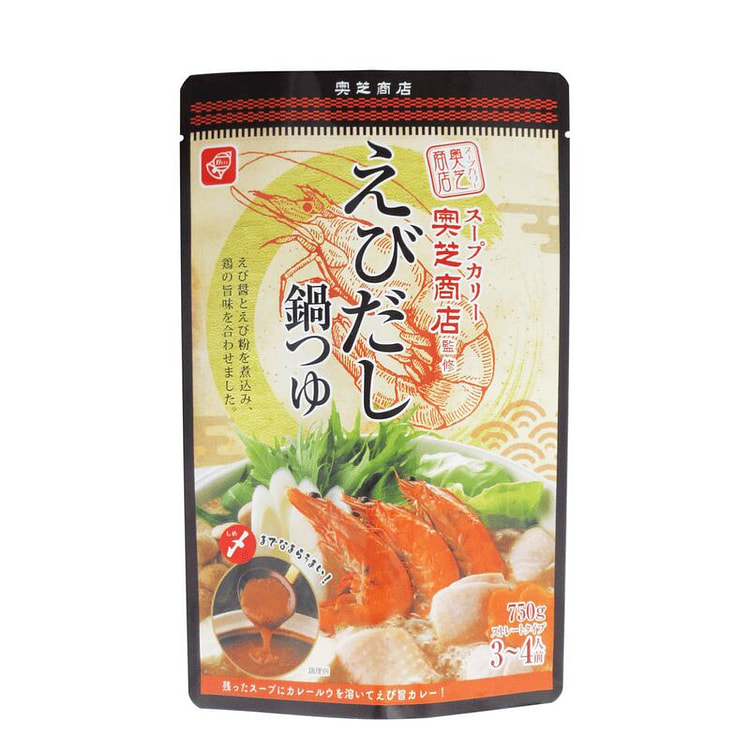 Bell Foods Shrimp-Based Hot Pot Soup Base 750g 1 pack