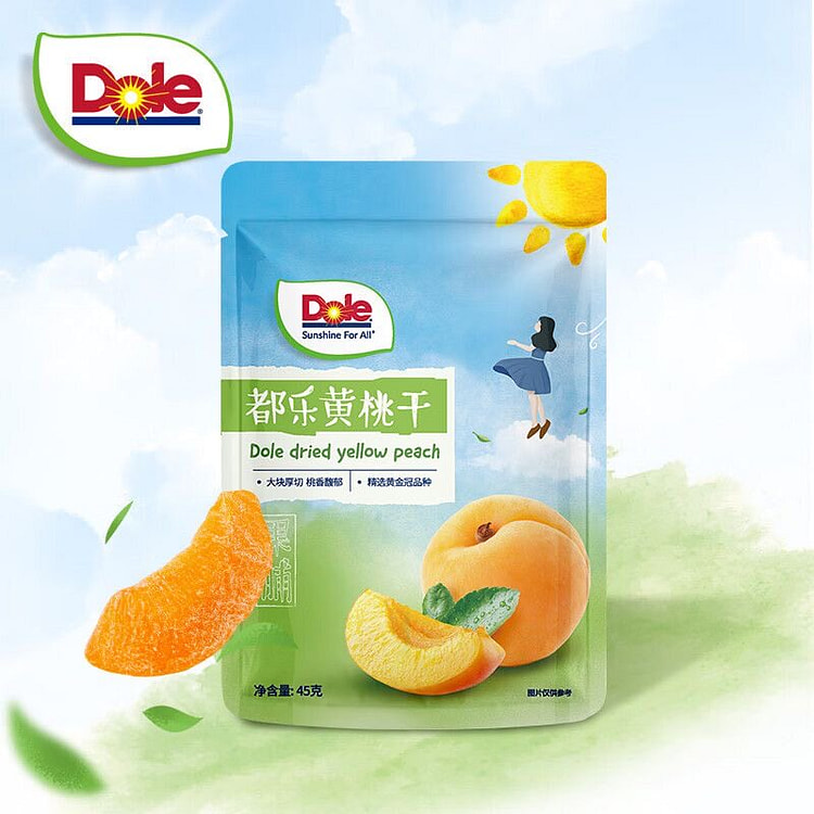 Dole都乐黄桃干45g*1袋 45 克
