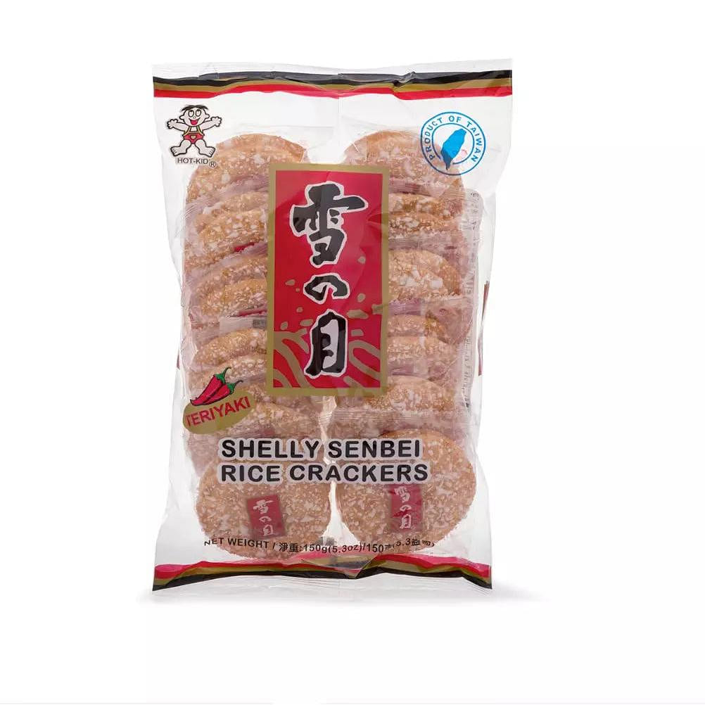 Hot Kid Shelly Senbei Rice Cracker Teriyaki Flavor 5.3oz 1 개