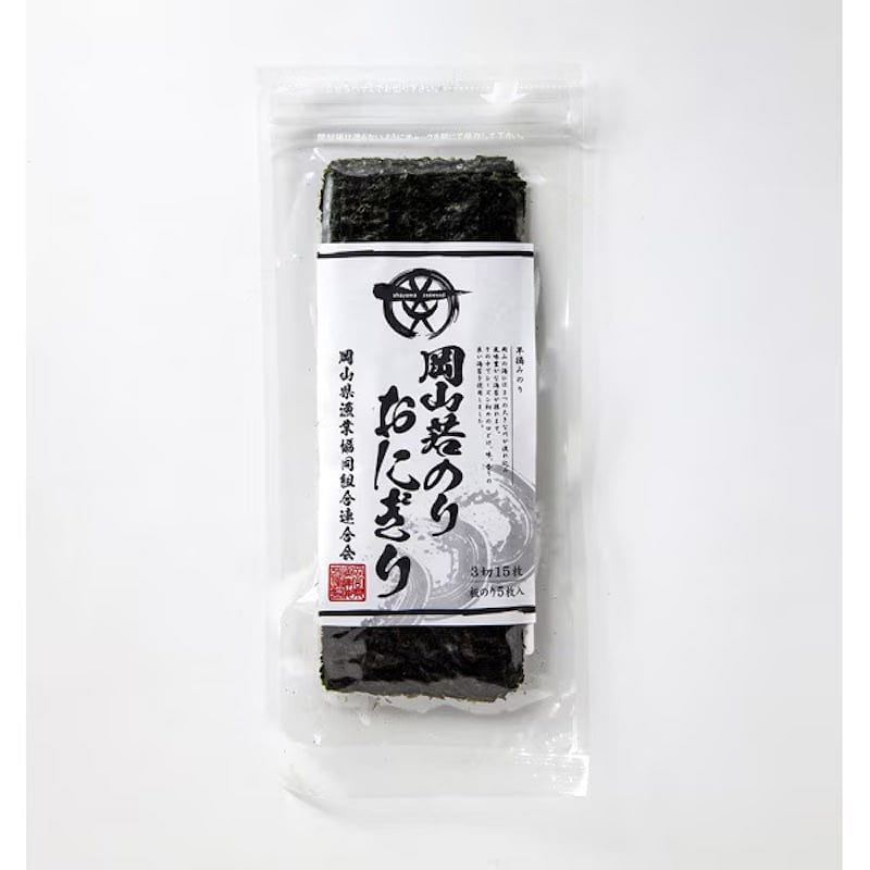 Hare no Kuni Wakanori Rice Ball Seaweed 15 Sheets 1 each