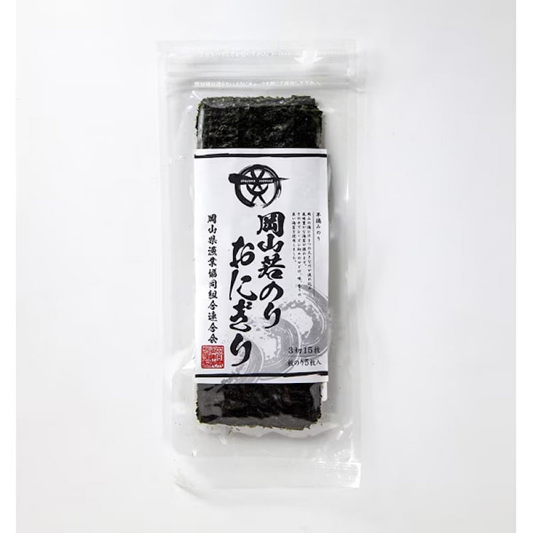 Hare no Kuni Wakanori Rice Ball Seaweed 15 Sheets 1 each
