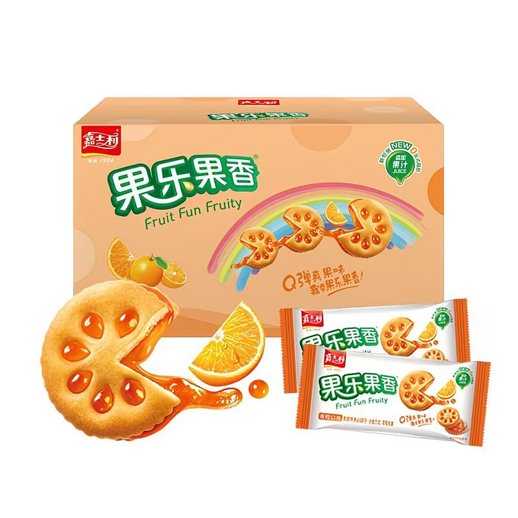 Jiasili Orange Flavored Jam Sandwich Cookies Snack 1000 g