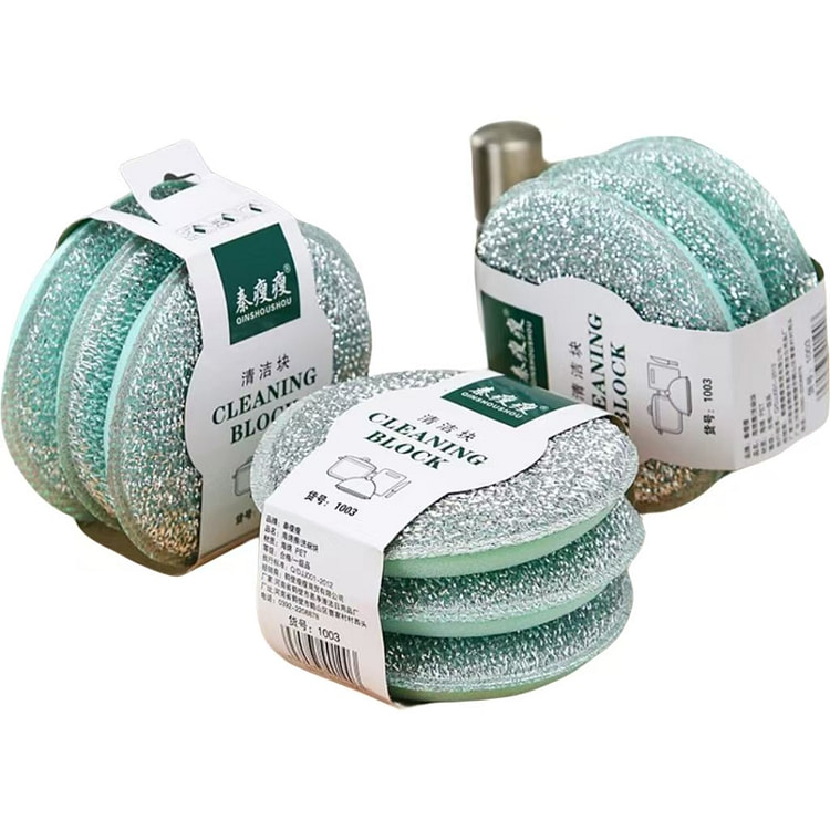 Kitchen sponge scrubber pack of 3 3 each