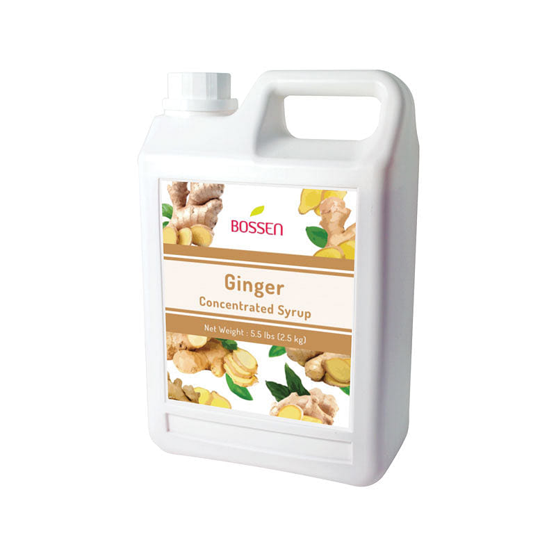 Bossen Ginger Syrup 5.5 lb Bottle 5.5 lb