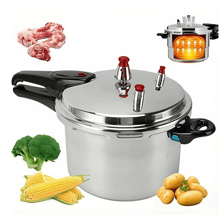 Aluminum Pressure Cooker,High-Quality Covered Kitc 1 pack