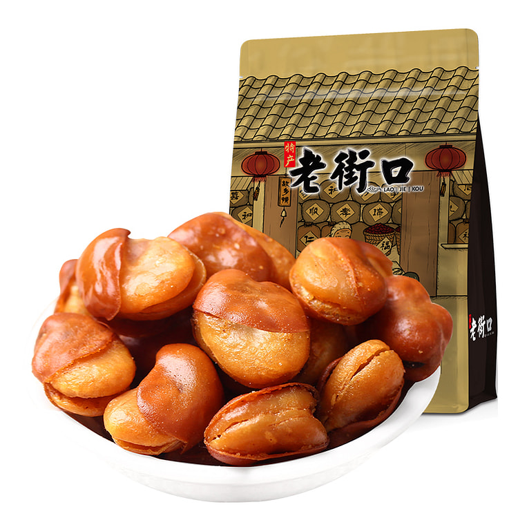 老街口兰花豆炒货蚕豆牛肉味400g*1包装