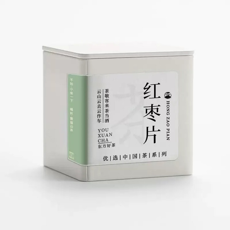 景福山红枣片精选新疆无核大枣100g*1罐 100 克
