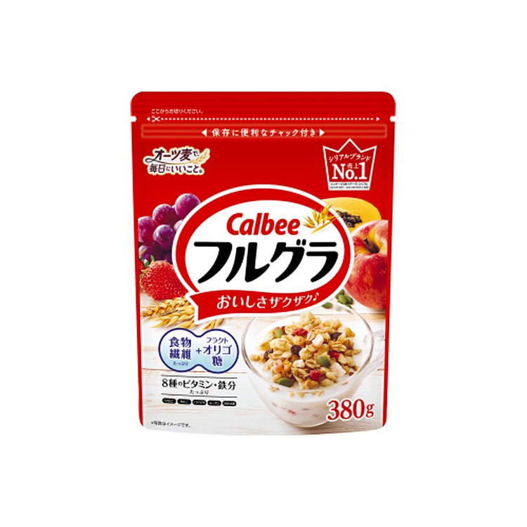 Bột yến mạch hoa quả CALBEE Original 380g