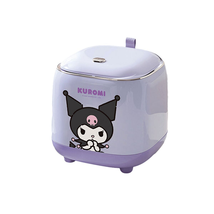 Desktop Mini Trash Can 1.5L Press-type - Kuromi 1 count