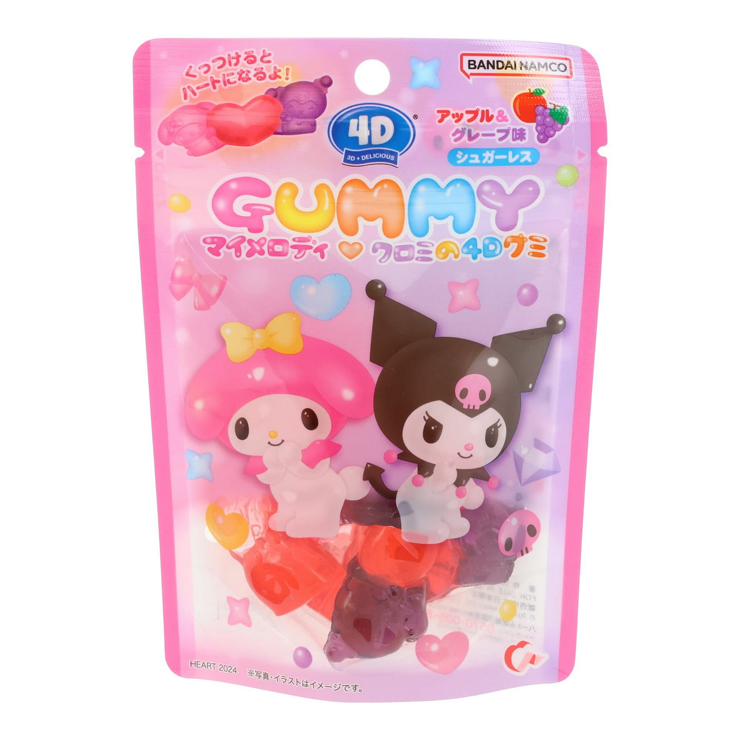 4D Gummy 我的旋律與 Kuromi 71 克