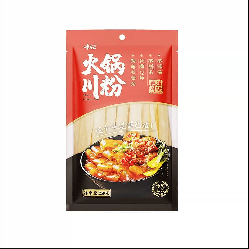 Sichuan Hot Pot Wide Noodles 250g*1 Bag 250 g