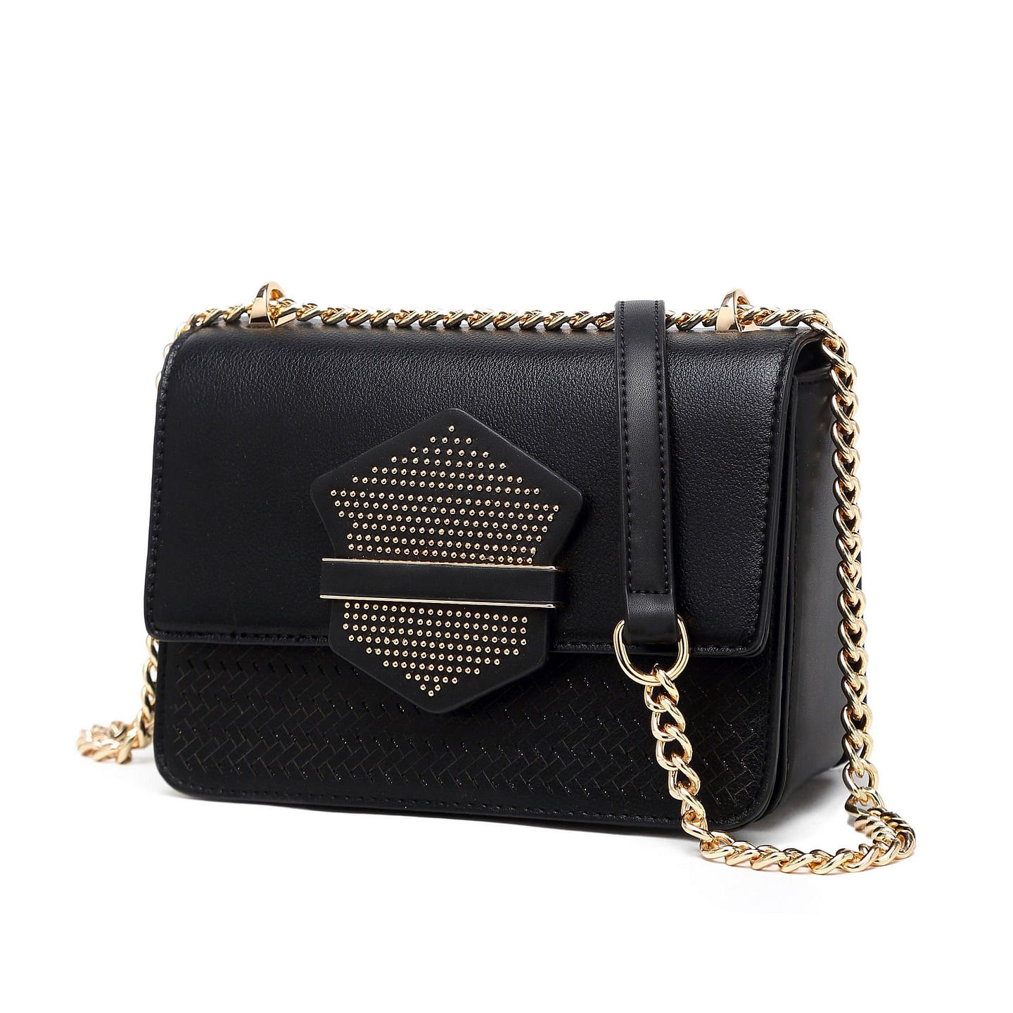 Chic Goddess Handmade Crossbody Evening Bag [RAB8175-BK] 1 個