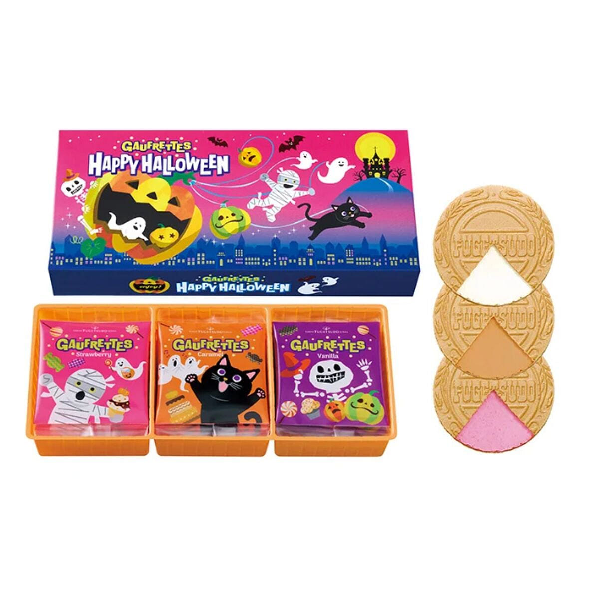 FUGETSUDO Halloween Mini Waffle 12pcs 280 g