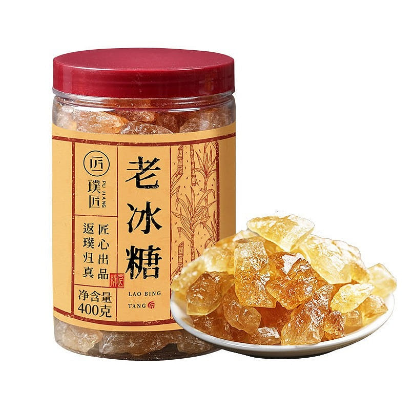 Pujiang handmade yellow rock candy polycrystalline old rock candy 400 g