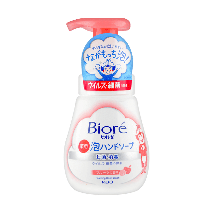 Biore碧柔 植物泡沫洗手液 240ml 水果香 1 份