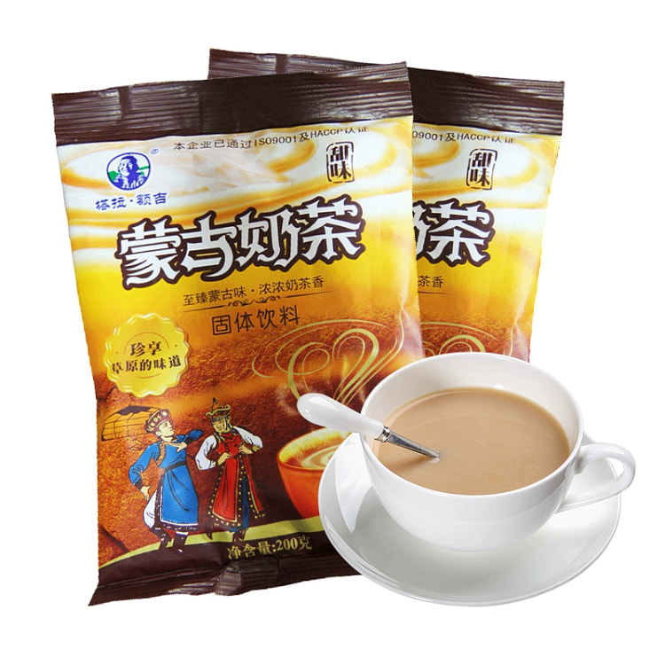 塔拉额吉 早餐速溶冲饮奶茶粉【甜味】奶茶粉200g*1袋