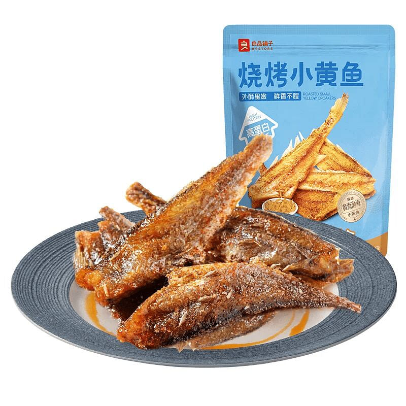 良品铺子 烧烤小黄鱼 100g 100 克