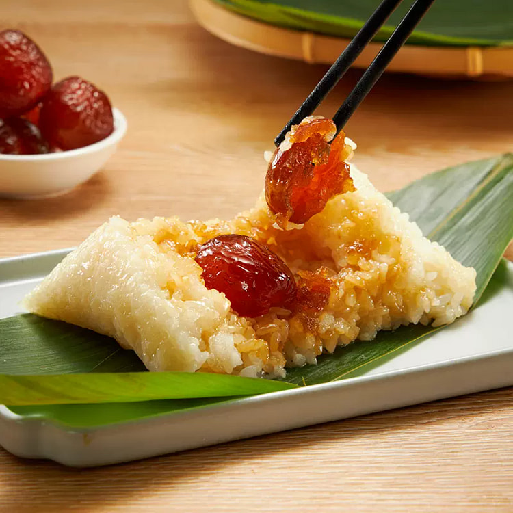 Wufangzhai fragrant glutinous honey jujube zongzi 100g * 2 * 1 bag