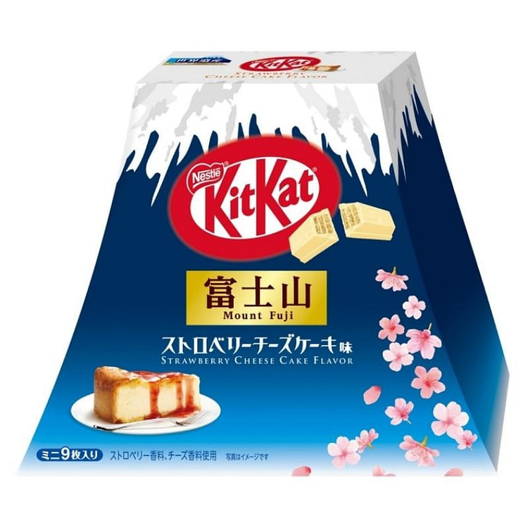 Direct from Japan Strawberry Cake Flavor White Chocolate Wafer 9pcs