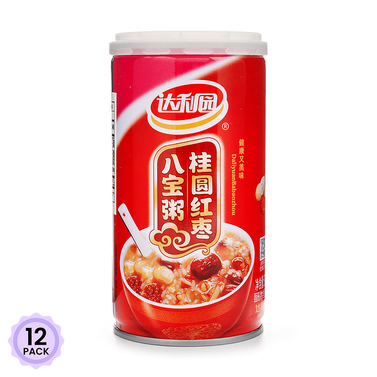 达利园 桂圆红枣八宝粥 360 克*12 包