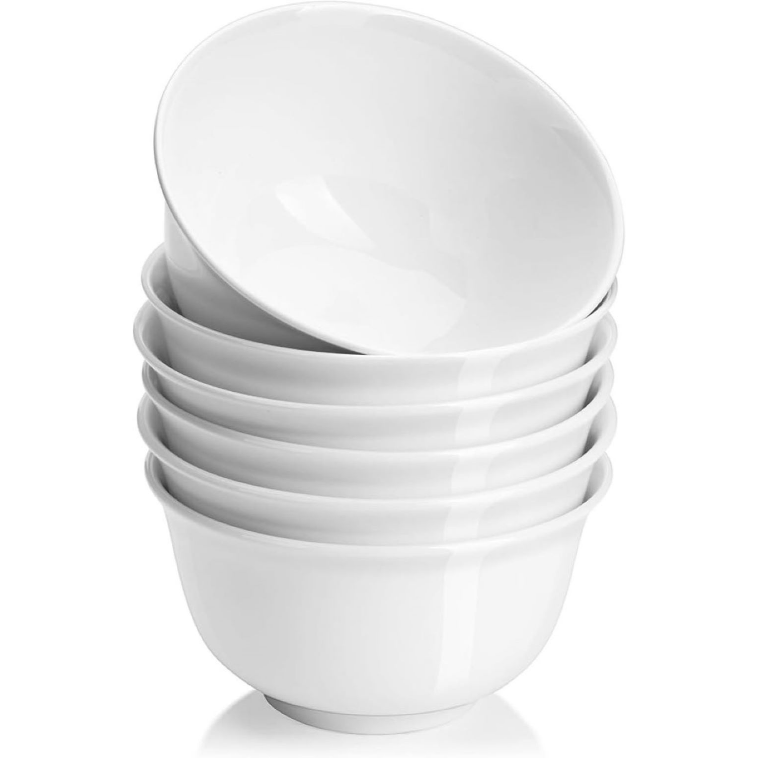 DOWAN 6.5 Inch Ceramic Bowls Set of 6 2580 g