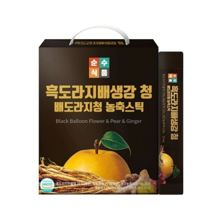 Sunsu Foods Black Bellflower Ginger Syrup Sticks 10 ml