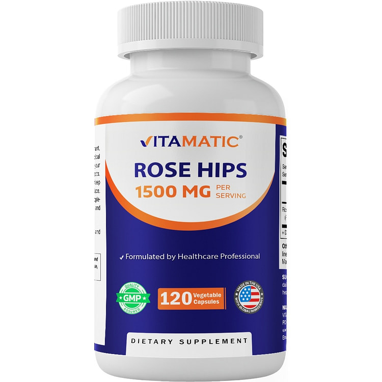 Vitamatic Rose Hips - 120 Capsules 1 each